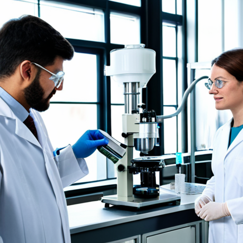 Bioengineered Yeast Creation**

"A brightly lit, modern laboratory setting with scientists in lab coats working with advanced brewing equipment, including microscopes and fermentation tanks. Focus on the process of yeast cultivation and genetic modification. Charts and diagrams displaying yeast structures are visible in the background. fully clothed, appropriate attire, safe for work, perfect anatomy, natural proportions, professional, science photography, high quality, modest attire."

**
