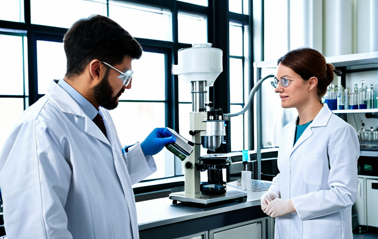 Bioengineered Yeast Creation**

"A brightly lit, modern laboratory setting with scientists in lab coats working with advanced brewing equipment, including microscopes and fermentation tanks. Focus on the process of yeast cultivation and genetic modification. Charts and diagrams displaying yeast structures are visible in the background. fully clothed, appropriate attire, safe for work, perfect anatomy, natural proportions, professional, science photography, high quality, modest attire."

**