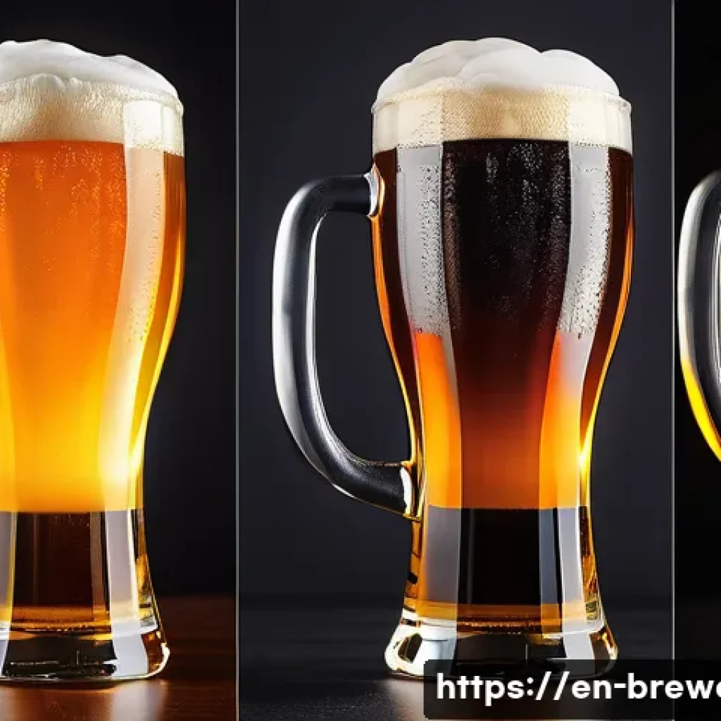수제맥주와 향미 조절 - Here are three detailed image generation prompts in English, designed to capture the essence of craf...
