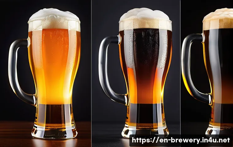 수제맥주와 향미 조절 - Here are three detailed image generation prompts in English, designed to capture the essence of craf...